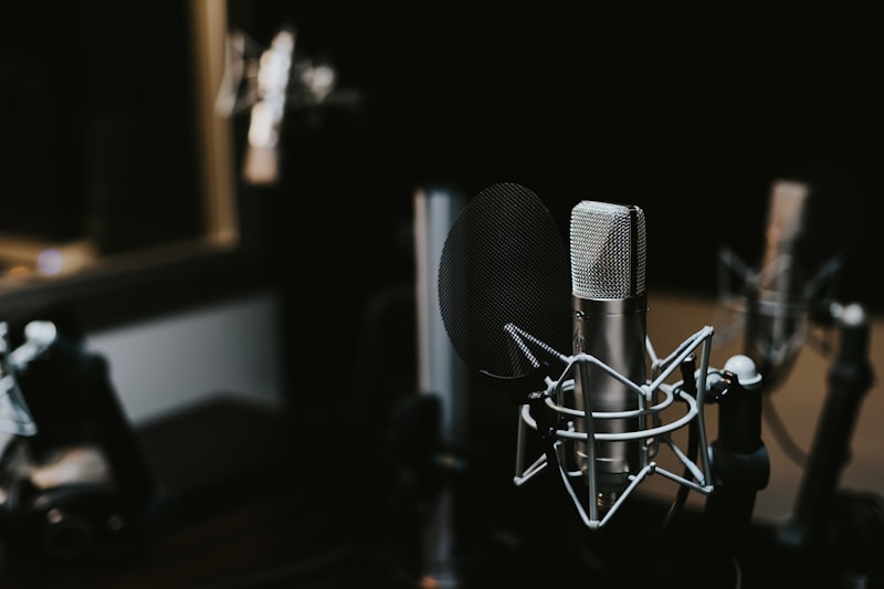 Studio de podcast haut de gamme prêt